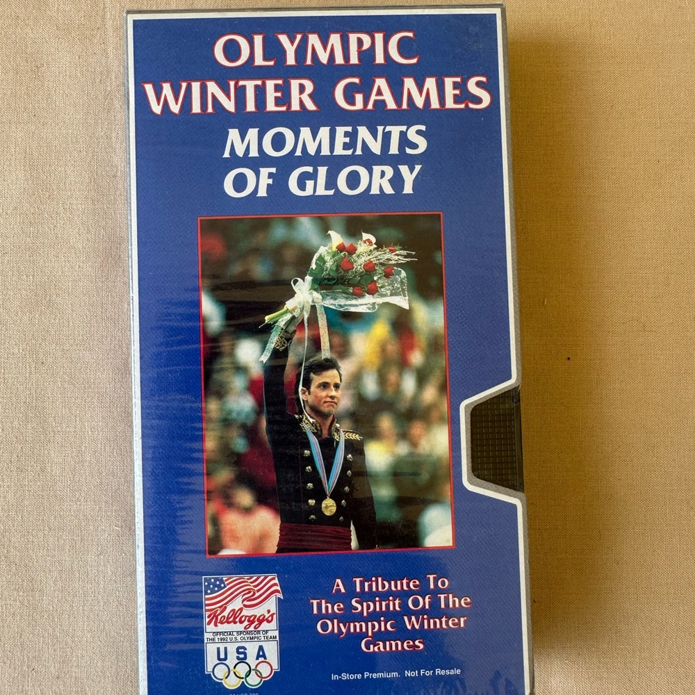 Olympic Winter Games Moments of Glory VHS - NEW in package.
